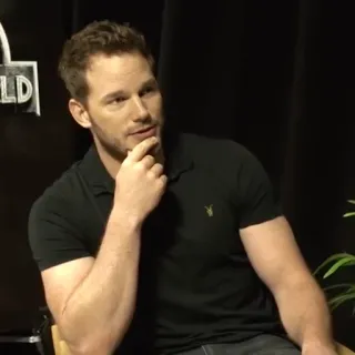 🐁 Chris Pratt Jurassic World Chris Pratt, aktor, selebriti, potret, Jurassic World telegram sticker