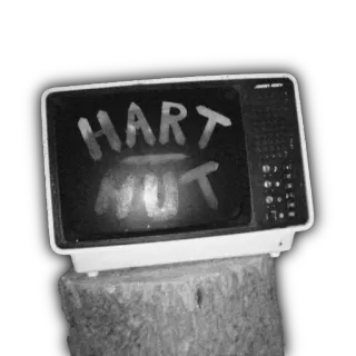 📺 HART NUT text, tv, digital, hart nut, offensive, screen telegram sticker