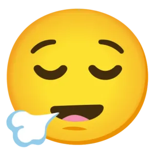😅 Emoji, Visage, Détendu, Joyeux, Expression, Jaune telegram sticker