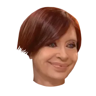 🤡 Cristina Fernández de Kirchner 정치, 정치인, 아르헨티나, 크리스티나 키르치네르, 키르치네르주의 telegram sticker