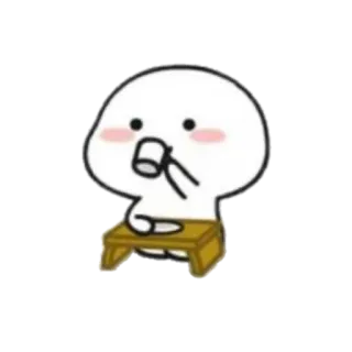 🪐 carino, cartone animato, minimalista, bere, kawaii telegram sticker