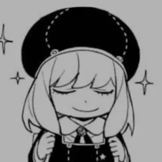 🎀 Anya Forger Spy x Family Anime, Manga, Spy x Family, Anya Forger, Süß, Glitzer telegram sticker