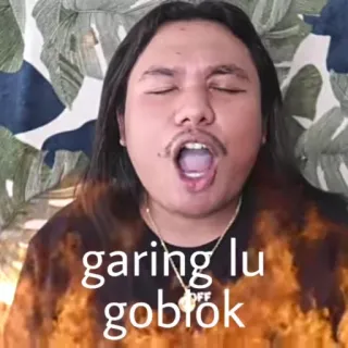 😭 garing lu
goblok Meme, Expresión, Divertido, Insulto, Cara, Retrato whatsapp sticker