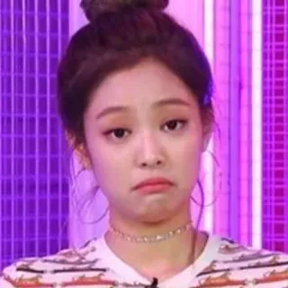 😬 Jennie kpop, เจนนี่, blackpink, เกาหลี, นักร้อง, คนดัง, หน้า, สีหน้า telegram sticker
