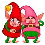 Christmas Elf whatsapp stickers