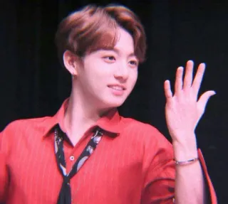 🤚 Jungkook kpop, singer, artist, celebrity, jungkook, bts whatsapp sticker