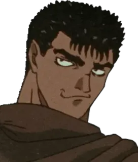 😏 Guts Berserk anime, manga, berserk, guts, character telegram sticker