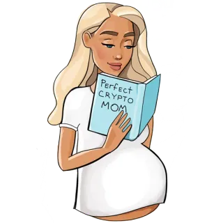 Cryptomom telegram stickers