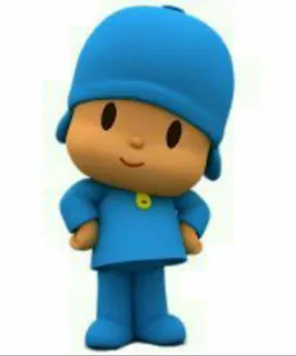 😐 Pocoyo Pocoyo, cartoon, personage, kinderprogramma, animatie telegram sticker