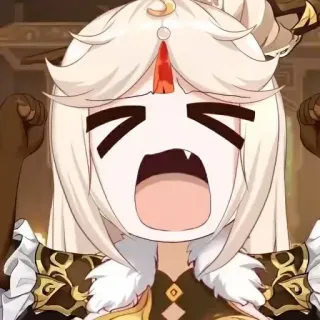 😟 Ningguang Genshin Impact anime, genshin impact, ningguang, gaming, character telegram sticker