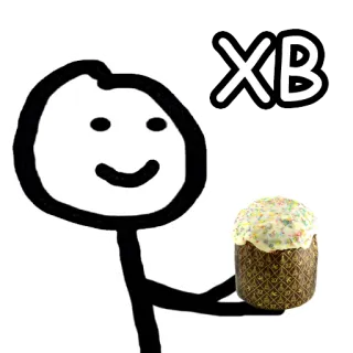 🥮 ХВ Pasqua, Torta, Festa, Tradizionale, Cibo telegram sticker