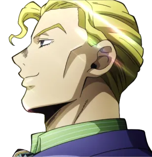 🌞 Yoshikage Kira JoJo's Bizarre Adventure Anime, JoJo's Bizarre Adventure, Yoshikage Kira, Personage, Sticker telegram sticker