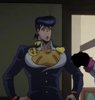 🥺 Josuke Higashikata JoJo's Bizarre Adventure: Diamond Is Unbreakable Anime, Jojo, Josuke, Diamond is Unbreakable, Personaggio, Manga whatsapp sticker