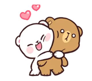 Milk & Mocha: Unstoppable Lovers @reilostickers telegram stickers