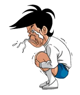 🥵 kartun, menangis, air mata, sedih, manga, anime telegram sticker