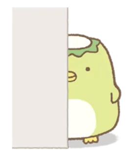 😂 Sumikko Gurashi, penguin?, imut, kawaii telegram sticker