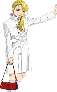 😏 Riza Hawkeye Fullmetal Alchemist Anime, Kartun, Karakter, Riza Hawkeye, Fullmetal Alchemist telegram sticker