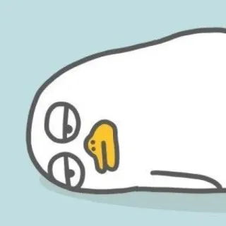 💨 Cartone animato, Personaggio, Divertente, Carino, Meme, Illustrazione whatsapp sticker