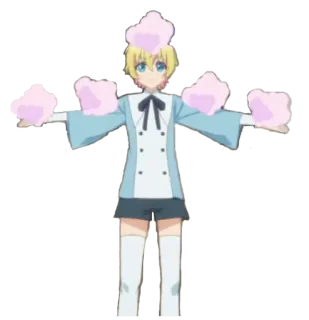 🤗 Anime, Personaggio, Carino, Ragazzo, Pastello, Illustrazione, Arte whatsapp sticker