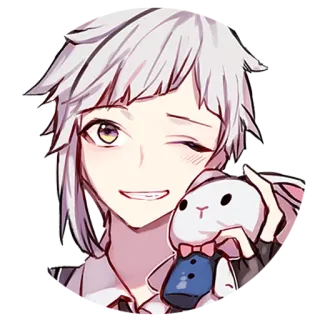 😁 Atsushi Nakajima Bungo Stray Dogs Anime, Charakter, Atsushi Nakajima, Bungo Stray Dogs telegram sticker