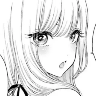 📀 Anime, Manga, Mignon, Fille, Portrait, Gros plan telegram sticker