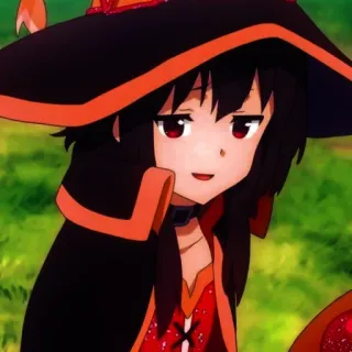 ✨ Megumin Konosuba Anime, Megumin, Konosuba, Sorcière, Magicien telegram sticker