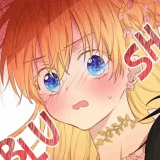 🎟 SH Chica anime, Sonrojo, Dibujos animados, Lindo/a, Avergonzado/a whatsapp sticker