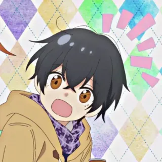 🤩 Anime, Junge, Kind, Cartoon, Süß, Überrascht telegram sticker