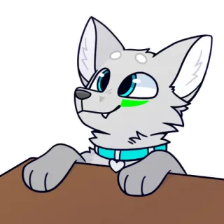 😃 Furry wolf telegram sticker