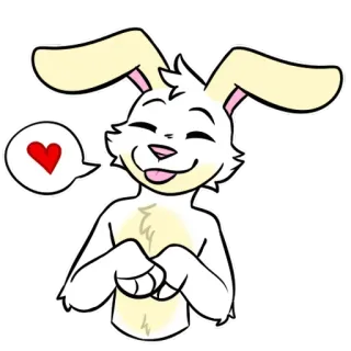 ❤️ bunny telegram sticker