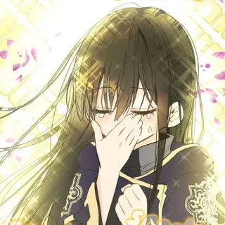 🌑 泣く, 悲しい, アニメ, 女の子, 涙 telegram sticker