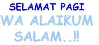 👍 SELAMAT PAGI
WA ALAIKUM SALAM...!! greeting, morning, islamic, malay, selamat pagi, wa alaikum salam telegram sticker
