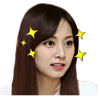 🤩 pessoa, mulher, cabeça, rosto, estrelas telegram sticker
