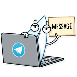 📩 MESSAGE メッセージ, テレグラム, コンピューター, メール telegram sticker
