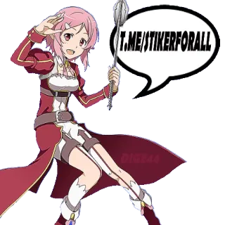 ㊙ T.ME/STIKERFORALL anime, cartoon, girl, sticker, link telegram sticker