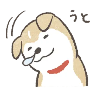 😴 강아지, 시바견, 동물, 귀여운, 애완동물 telegram sticker