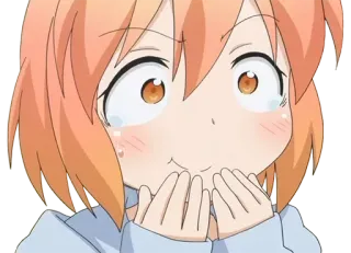 😂 anime, uroczy, szczęśliwy, podekscytowany, zawstydzony telegram sticker
