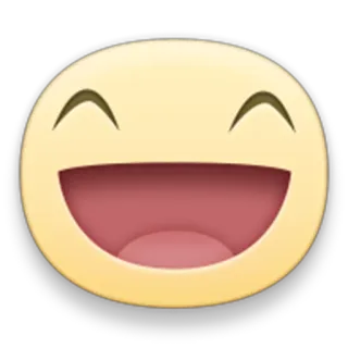 😄 Emoticon, Felice, Sorriso telegram sticker