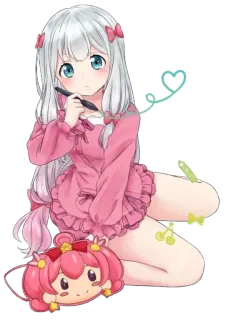 Sagiri Izumi @AnimeStickersIndo telegram stickers