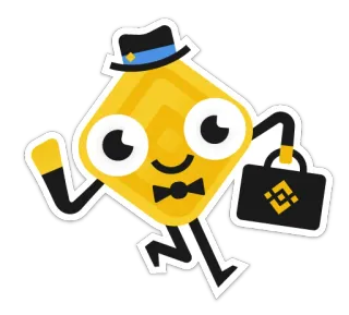 🧳 cartoon, character, mascot, man, suit, hat telegram sticker