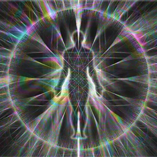 🧠 energie, aura, menschlich, spirituell, geometrisch, licht, bewusstsein telegram sticker