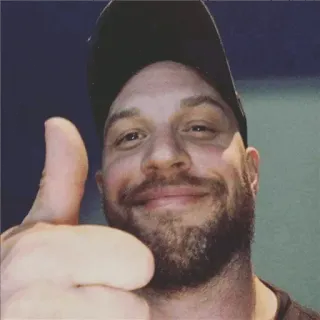 👍 Tom Hardy 배우, 인물 사진, 좋아요, 남자, 유명인, 영화, 엔터테인먼트 telegram sticker