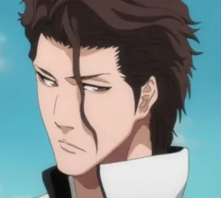 😒 Sosuke Aizen Bleach anime, villain, smirk, aizen, sosuke telegram sticker