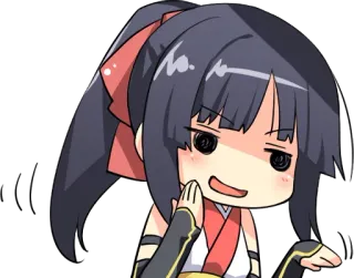 🙄 Anime, Manga, Kreskówka, Postać, Kawaii, Słodkie, Dziewczyna telegram sticker