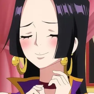 ☺️ Boa Hancock One Piece Anime, One Piece, Boa Hancock, Femme, Personnage, Impératrice Pirate whatsapp sticker