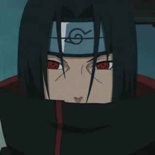 🌟 Itachi Uchiha Naruto anime, naruto, itachi, uchiha, mangekyou sharingan, ninja telegram sticker
