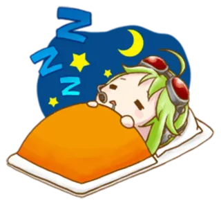 😴 ZZZ sueño, luna, estrellas, noche, durmiendo, cansado whatsapp sticker