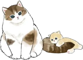 🤗 kucing, anak kucing, imut, hewan, peliharaan, binatang peliharaan, felidae telegram sticker