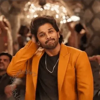 😅 Allu Arjun actor, indio, bollywood, celebridad, modelo telegram sticker