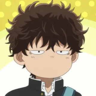 🙂 アニメ, マンガ, 制服, 男の子, かわいい, 漫画, 表情 whatsapp sticker
